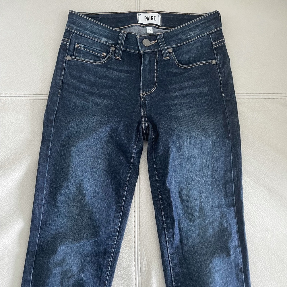 Paige skyline ankle peg jeans size 25